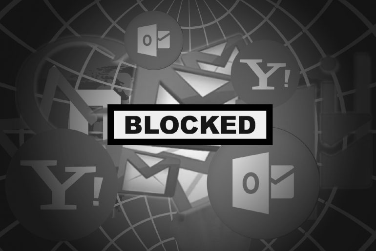 block personal email